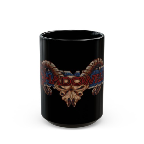 Shadowrun snes black 11oz - shadowrun,